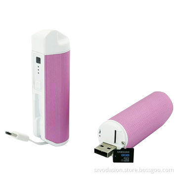 Factory price good-quality 2,600mah external portable power bank for promotions